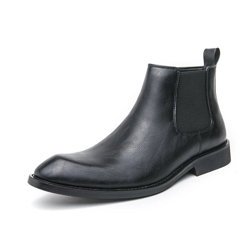Melchior | Skórzane buty Chelsea
